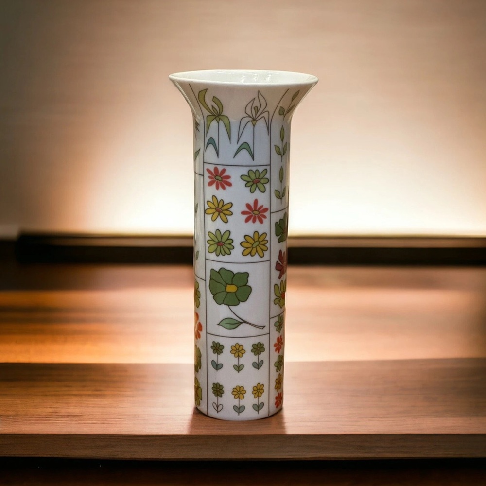 Rosenthal Emilio Pucci Floral Vase